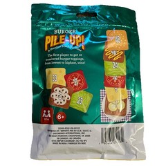 2 BURGER PILE UP Card Games Number Stacking Learning Family Night Fun Sealed