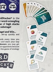 WORD STACKER Family Word Building Game, 2-6 Players 10yr+ ~ Ingenium Games NEW