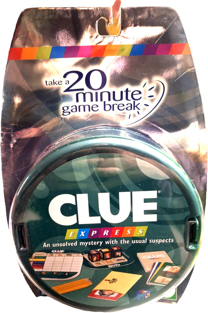 Hasbro 20-Minute Game Break Clue Express Brand NEW