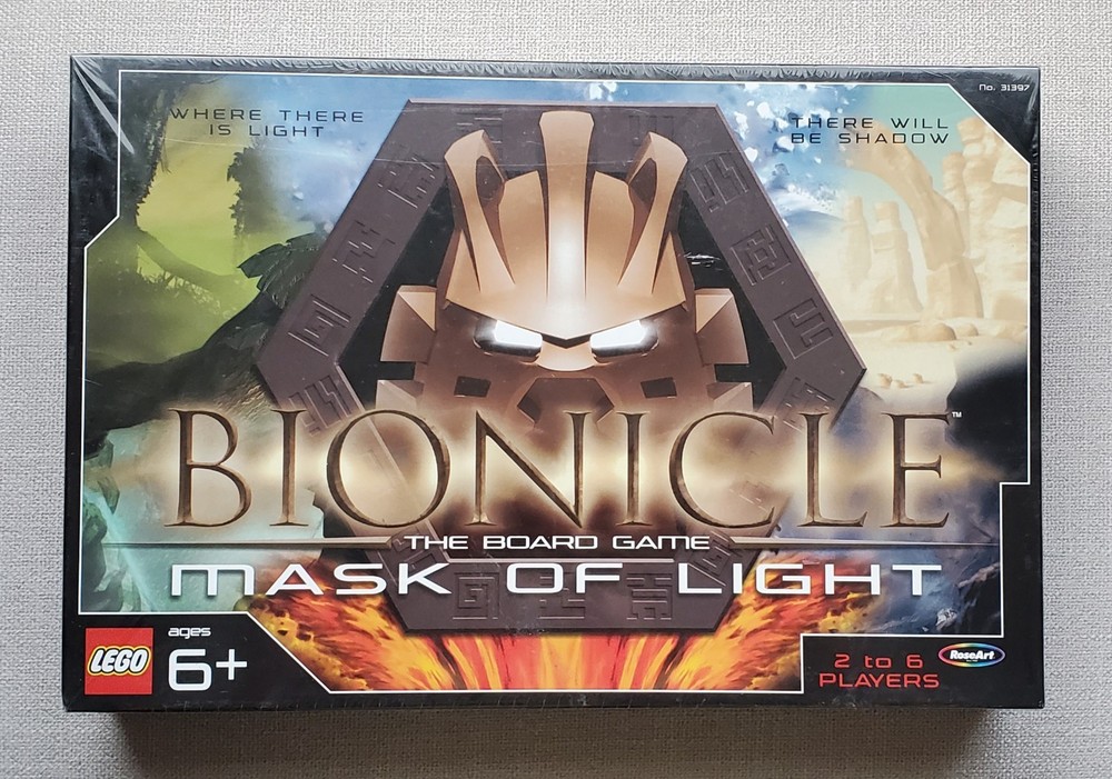 31397 LEGO Bionicle Mask of Light Board Game 2-6 Players Ages 6+ 2003 Sealed