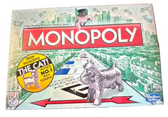 Monopoly Classic Board Game w/ Cat Token New Factory Sealed Family Night Hasbro