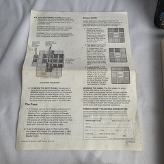 Vintage 1982 Rubik’s Cube Color Match Board Game Ideal Strategy Family Fun