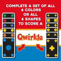Qwirkle Rummy: Classic Card Game for Skill-Building Fun with 108 Colorful Cards!