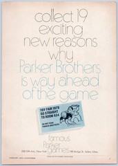 1970 Parker Brothers Board Games Vintage Toy Ad Monopoly Go To Jail Card