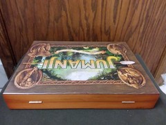 Jumanji the Game Real Wooden Box Edition of the Classic Adventure Board Game