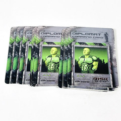Risk 2210 AD Board Game 180 Risk and Command Playing Cards