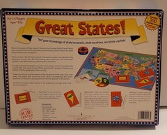 Great States Board Game Internationa Playthings 1999 Geography Complete Vintage