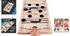 Fast Sling Puck Game – Thrilling Wooden Air Hockey for Family Game Night