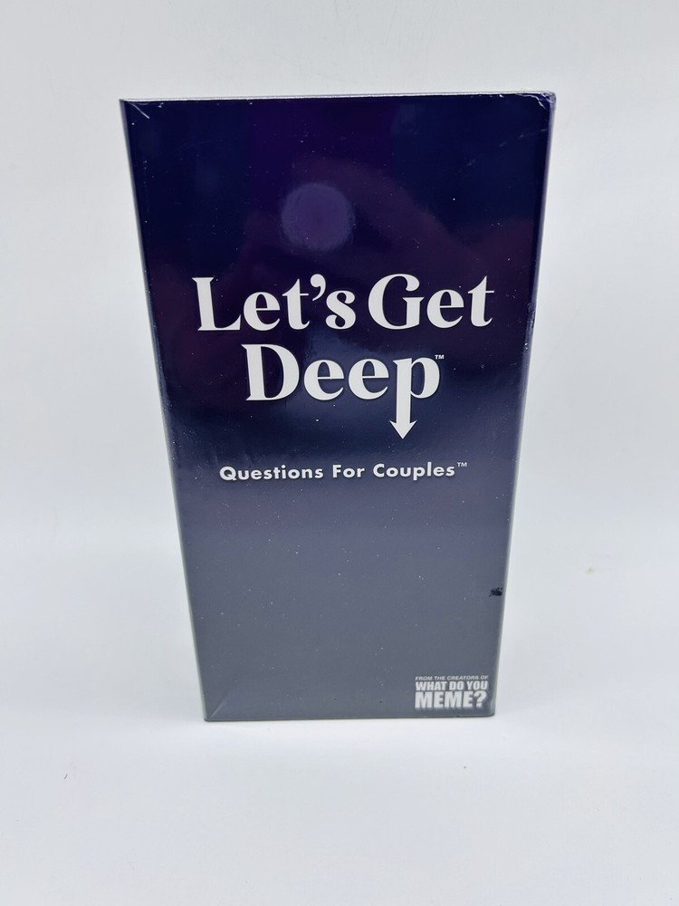 Lets Get Deep Questions For Couples Game 500 Cards (WHAT DO YOU MEME) BRAND NEW