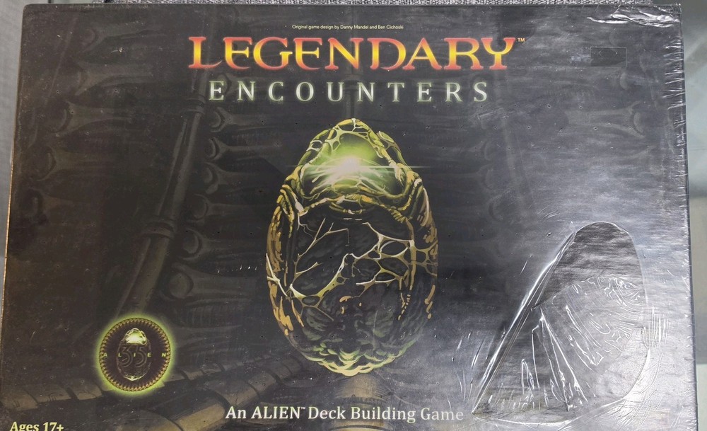 Legendary Encounters Alien Deck Building Game 2014 Upper Deck New in Shrink OOP