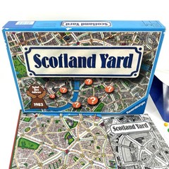 Scotland Yard Ravensburger 1983 Spiel Des Jahres Board Game Complete Mr X