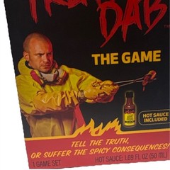 Wilder Toys Hot Ones Truth or Dab Party Game, Hot Sauce & 250 Question Cards