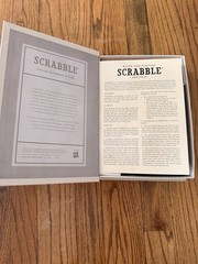 Scrabble Vintage Bookshelf Edition Word Board Game Complete Set 2-4 Players 8+