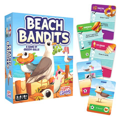 Beach Bandits Card Game Of Greedy Gulls Happy Camper HCG-2008 Family Fast Quick