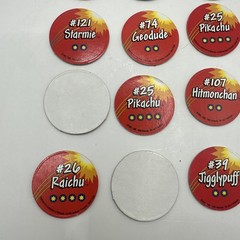 Pokemon Pogs Collectible Set Various Characters & Animals Lot Of 23