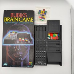 Rubik’s Brain Game Vintage 1983 Ideal Puzzle Incomplete Missing Parts
