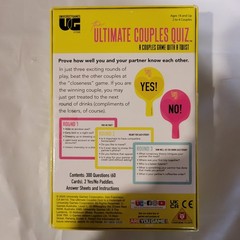 The Ultimate Couples Quiz ~ University Games – Ages 18+ | 4-8 players