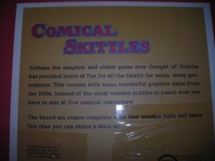 Comical Skittles Retro Reproduction Game RANGE TOYS AND GAMES New in box