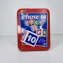 Fundex Phase 10 Dice Deluxe Game w Tin Replacement Dice Set For Parts