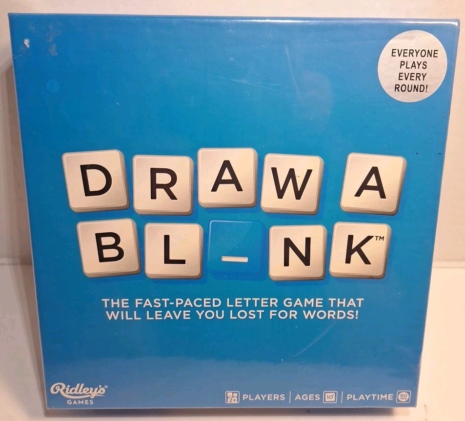 Draw A Blank by Ridley’s Games -Fast-Paced Letter Word Making Game New Factory