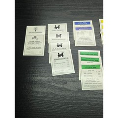 Monopoly Title Deed Cards Property Railroads Utilities Replacement Lot