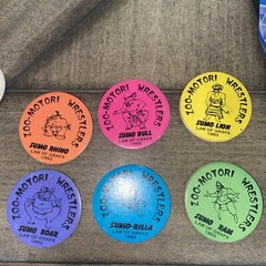 ZOO MOTORI WRESTLERS POGS