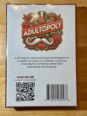 Adultopoly Board Game for Couples NEW Sealed Monopoly-Style Date Night Game