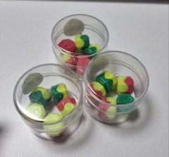 3SET=(Case+5pcs) x 3 Gonggi Korean traditional Stone Squid Konggi Catching Game