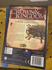 For Crown And Kingdom Board Game Dave Mansell New sealed! Rio grande Games
