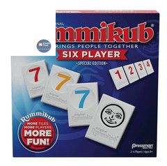Rummikub Six Player Edition – The ca. 6.35 cm x 26.67 x cm, Blue