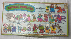Original 1977 S&R Games A To Z Sweet Pickles Board Game Missing 2 Pickles Good !