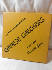 Drueke No. 563 Chinese Checkers Solid Wood Game with Box Vintage MCM