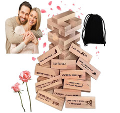 Lust Tower Naughty Block Game for Adult Couple Fun Stacking Party Date Xmas Gift