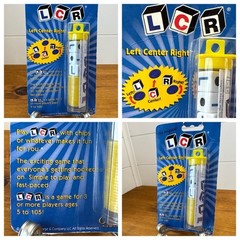 LCR Left Center Right Dice Game Original Red Chips New Sealed