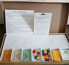Late For The Sky Bibleopoly Board Game Complete Biblical Game of Fun and Faith