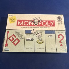 Parker Brothers Monopoly 1999 Edition Board Game NEW SEALED – Plastic Wrap Slit