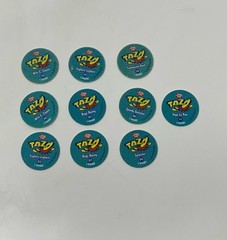 Lot Of 10 Pogs Tazos 1995 Looney Tunes Vintage Chetoos Sabritas