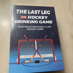 Last Leg Hockey Drinking Card Game SEALED, Alcohol/Non Alcohol: Any team!