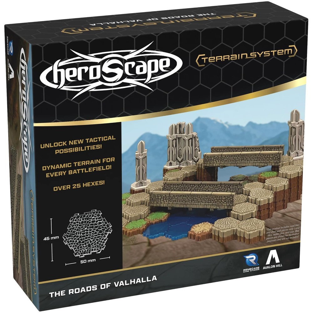 Heroscape Roads of Valhalla Terrain Expansion Add-on for Board Game