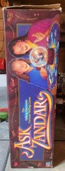 Vintage 1992 MB Ask Zandar Fortune Telling Board Game Working 100% Complete