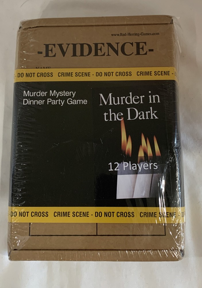 Murder In The Dark Murder Mystery Dinner Party Game 12 Players