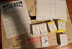 Vintage TITLEBOUT Professional Boxing Game Avalon Hill Ali Louis Marciano Holmes