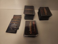 Shadowrun Crossfire Cooperative Deck-Building Fully Sleeved Complete Preowned