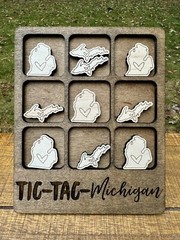 Tic Tac Toe Michigan Game, Table Games, Tic Tac Toe Game, State Of Michigan, New