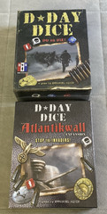 D-Day Dice Do or Die Board Game + Atlantikwall Expansion Valley Games NEW