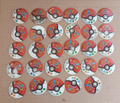 rare vintage Pogs 90’s lot 29 TAZOS POKEMON 3d Lenticular Pepsico Argentina