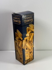 Wooden Tumbling Tower Game 48 Solid Wood Blocks Complete Lightly Used