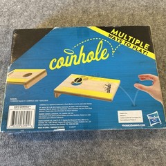 Hasbro Coinhole Game Tabletop Coin Cornhole Party Quarter Drinking Game – NEW
