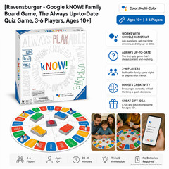 Ravensburger Google kNOW Quiz Game Family Board Game Age 10+, 3-6 Players