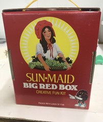 Sun Made California Raisins Big Red Box Fun Kit – Figures,toys,funbook, Games
